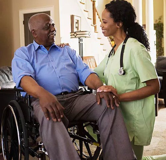 caring home about Outdoor Portrait Of Medical Team